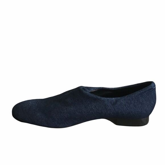 OPENING CEREMONY Charly Denim Flat Slip-on Loafer Shoes Blue 41 - Picture 4 of 15